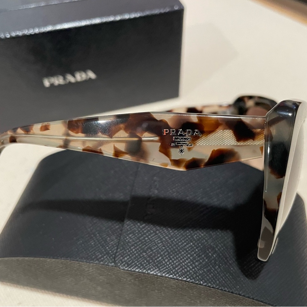Prada Brown Tortoise Sunglasses - Picture 3 of 3